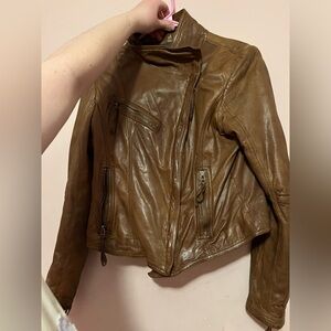 ⭐️Brown Leather Jacket